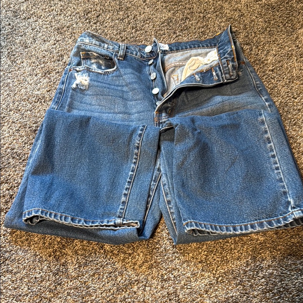 Cello Blue Button-Fly Denim Jeans